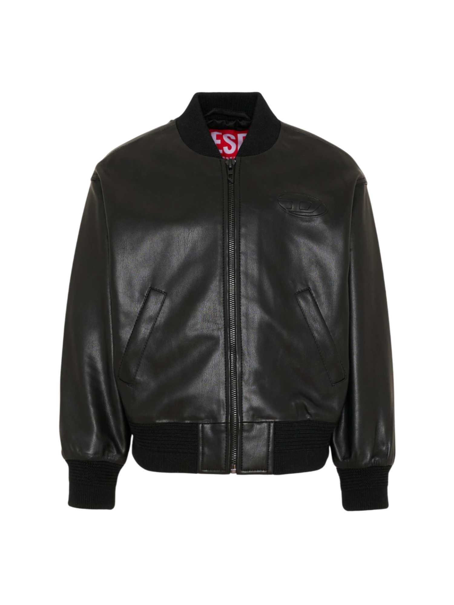 Diesel giubbino bomber in ecopelle bambino nero J02648-KXB9D K900 DIESEL 