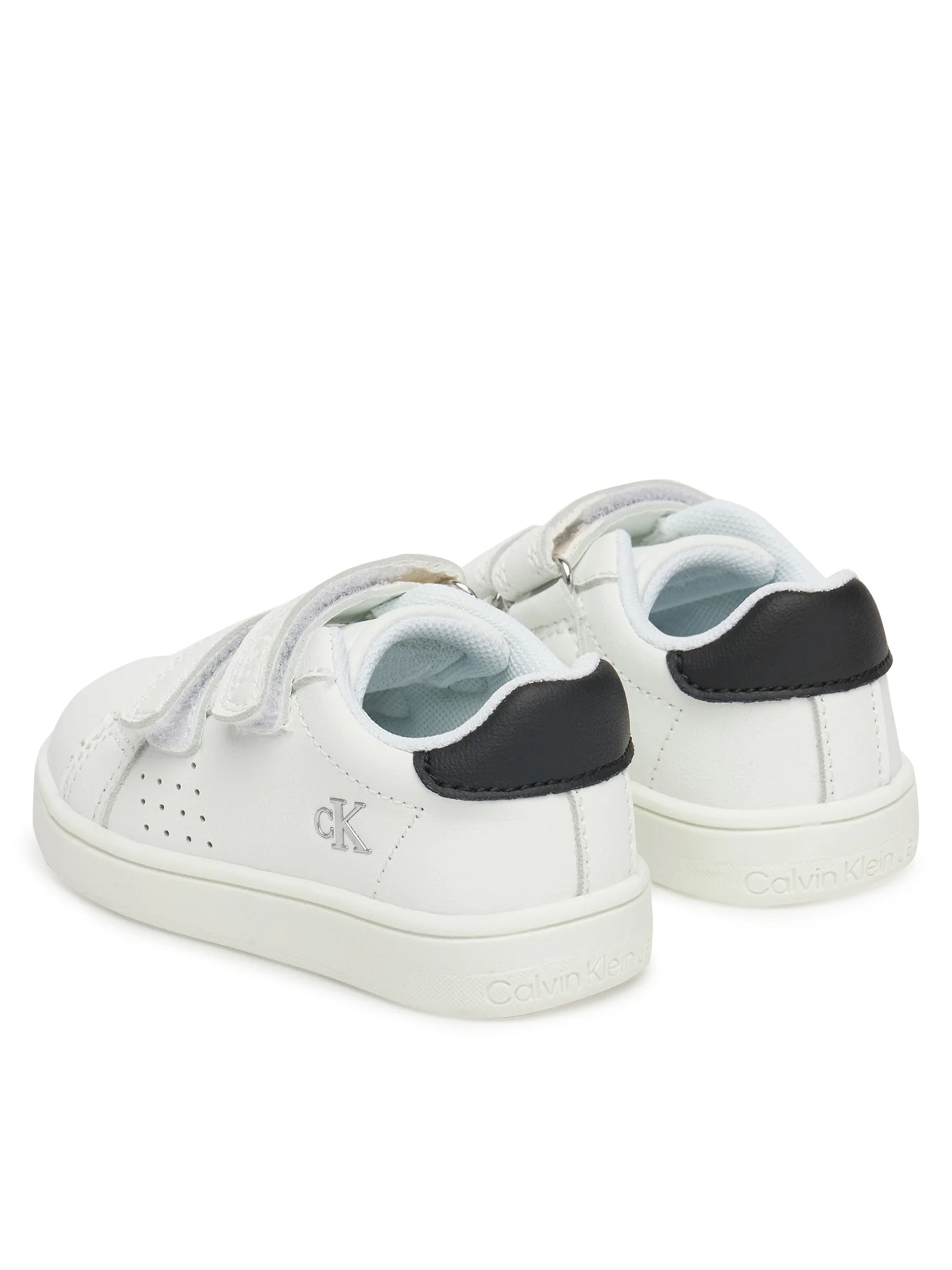 Calvin Klein Jeans sneakers in ecopelle con strappi bianco nero V1X9-82074-1355 X002 Calvin Klein Footwear 