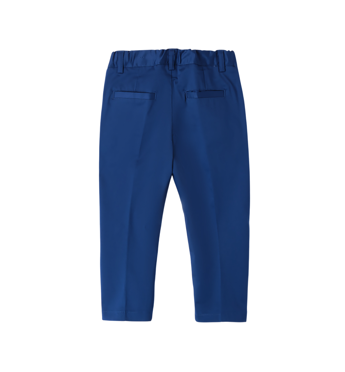 iDo pantaloni gamba dritta in cotone blu 4B270 3766 iDO 