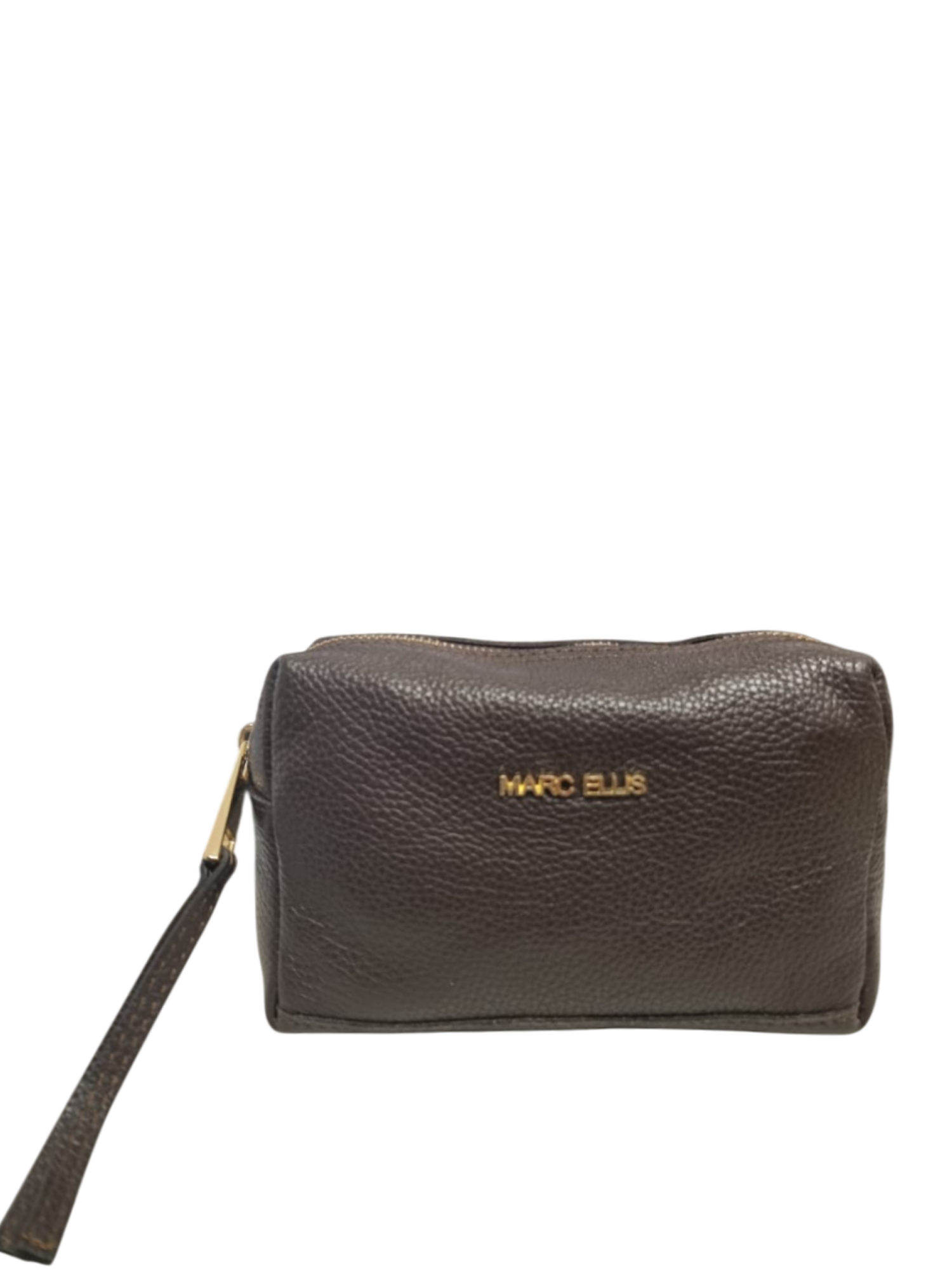 Marc Ellis pochette in pelle trapuntata marrone moro ISARA DO COCOA-GOLD MARC ELLIS 