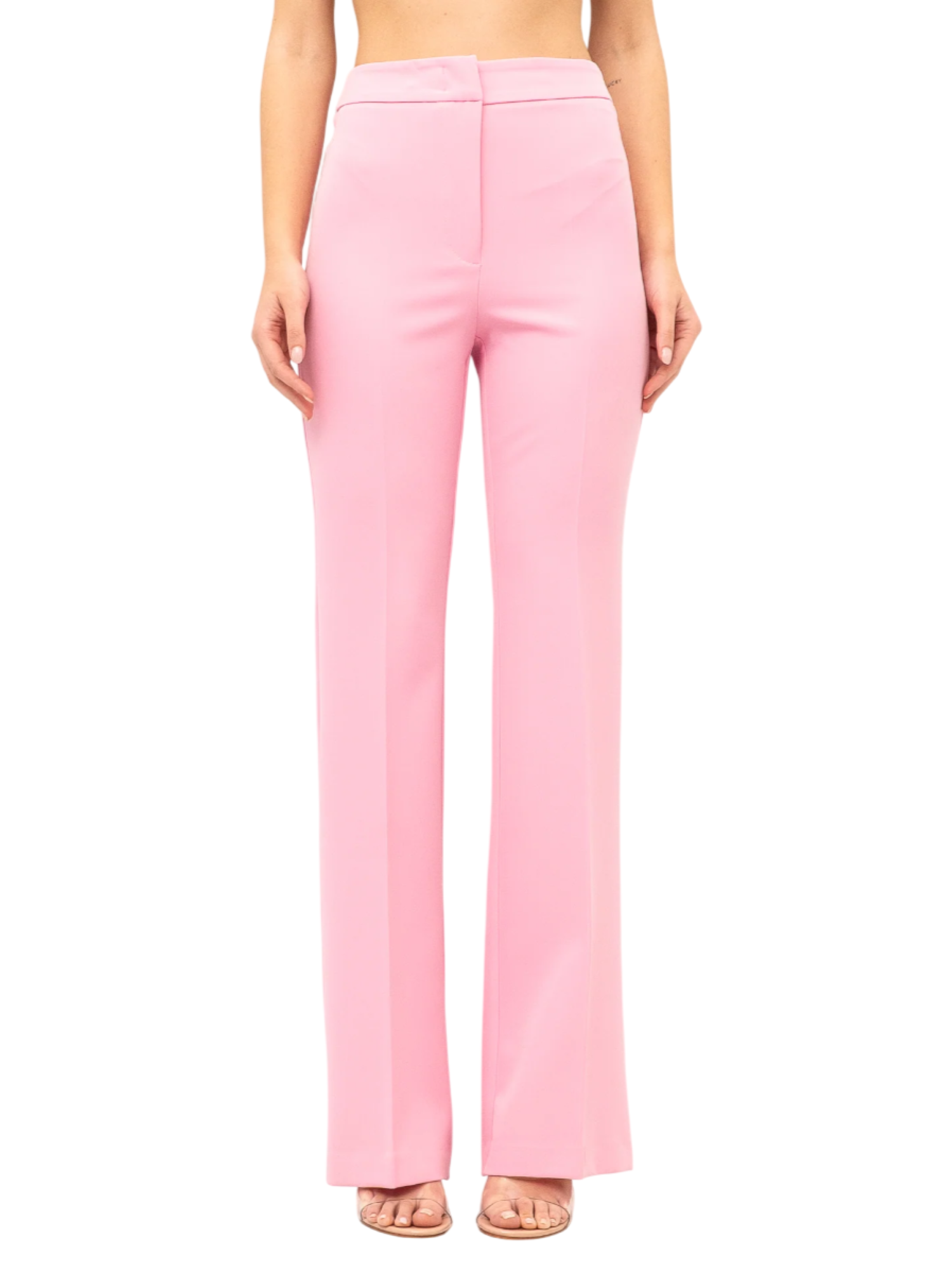 Silence pantaloni a zampa donna Pearly rosa NP2003-200 PASTEL PINK SILENCE 
