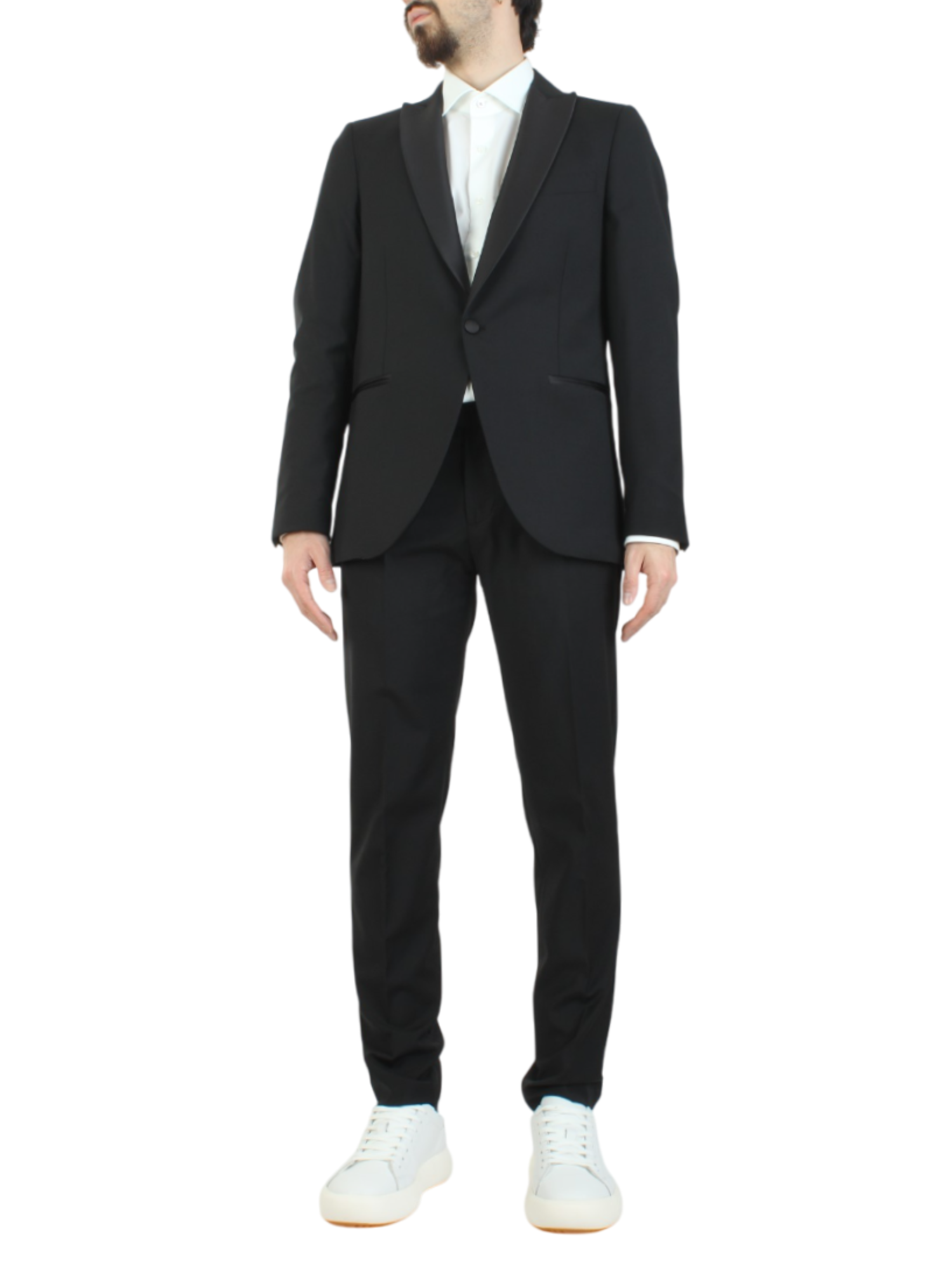 Mulish abito elegante uomo monopetto nero ZANTERASO-AB213 NERO MULISH 
