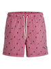 Jack&Jones boxer mare uomo a righe rosso bianco