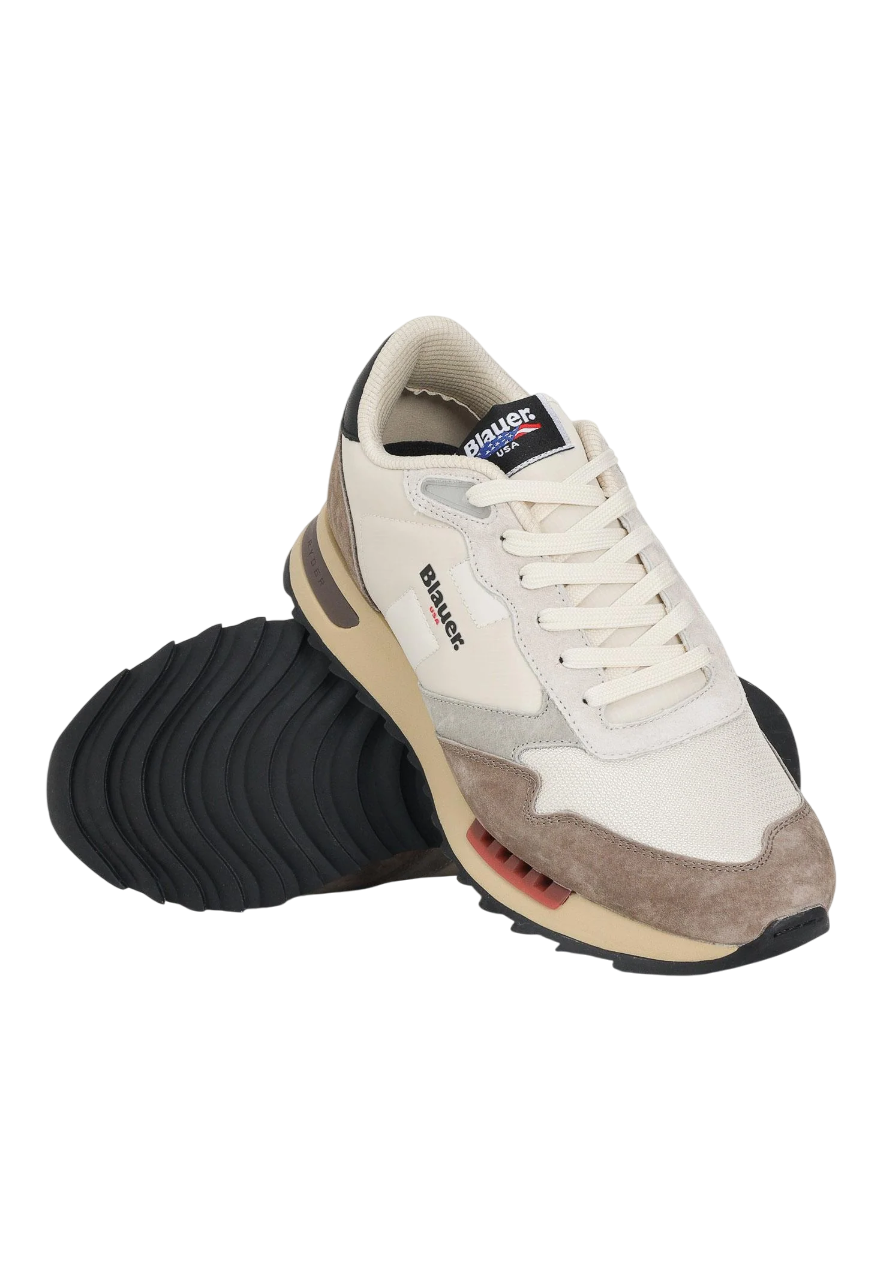 Blauer sneakers Ryder uomo ecrù marrone F5RYDER01-NYN TAU-BLK BLAUER 