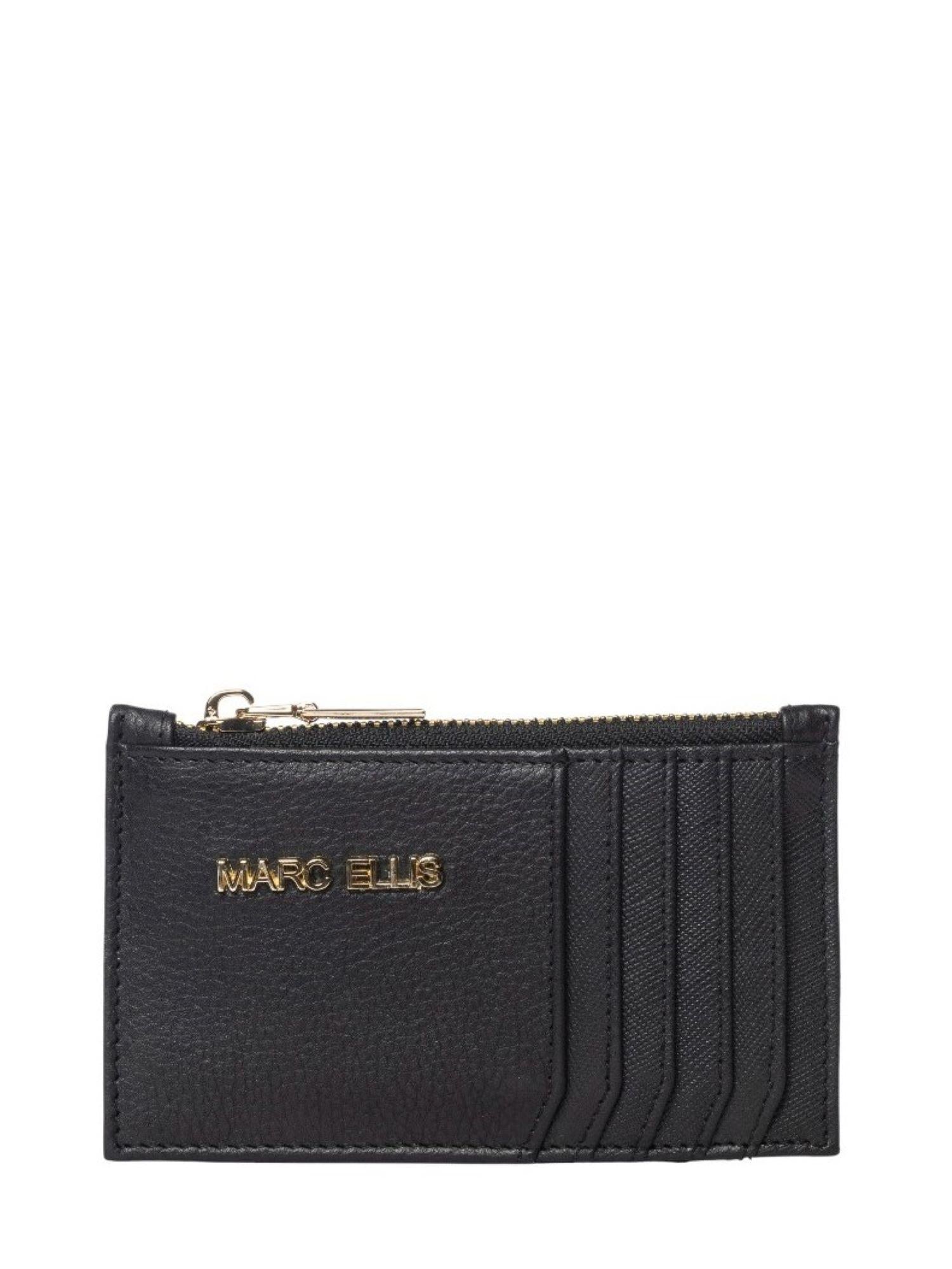 Marc Ellis portacarte donna in ecopelle martellata nero JAYNA DO BLACK MARC ELLIS 
