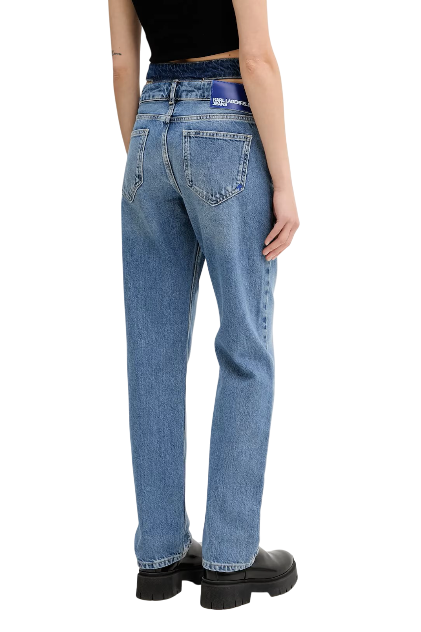 Karl Lagerfeld Jeans jeans con cut out lavaggio blu A3W10004 1EK KARL LAGERFELD 