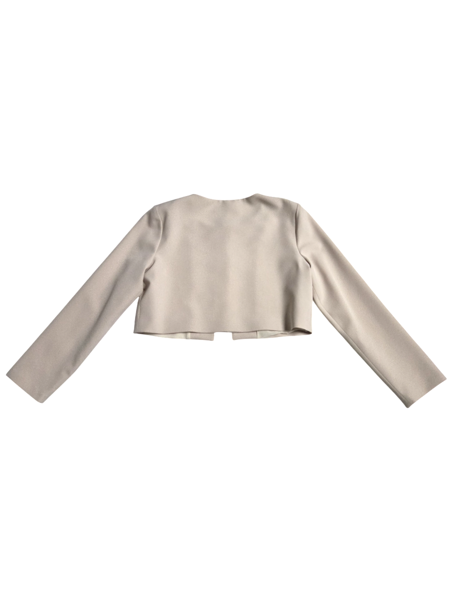 Patrizia Pepe giacca corta in tessuto crepe rosa cipria 7S0275-A555 B818 PATRIZIA PEPE 