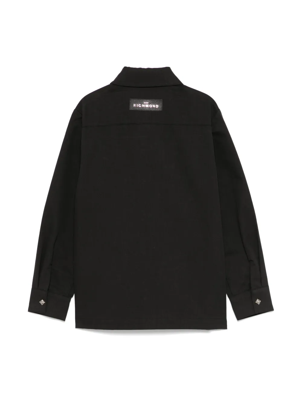 John Richmond camicia Belisce con tasche nero RBP25048CA BLACK John RICHMOND 