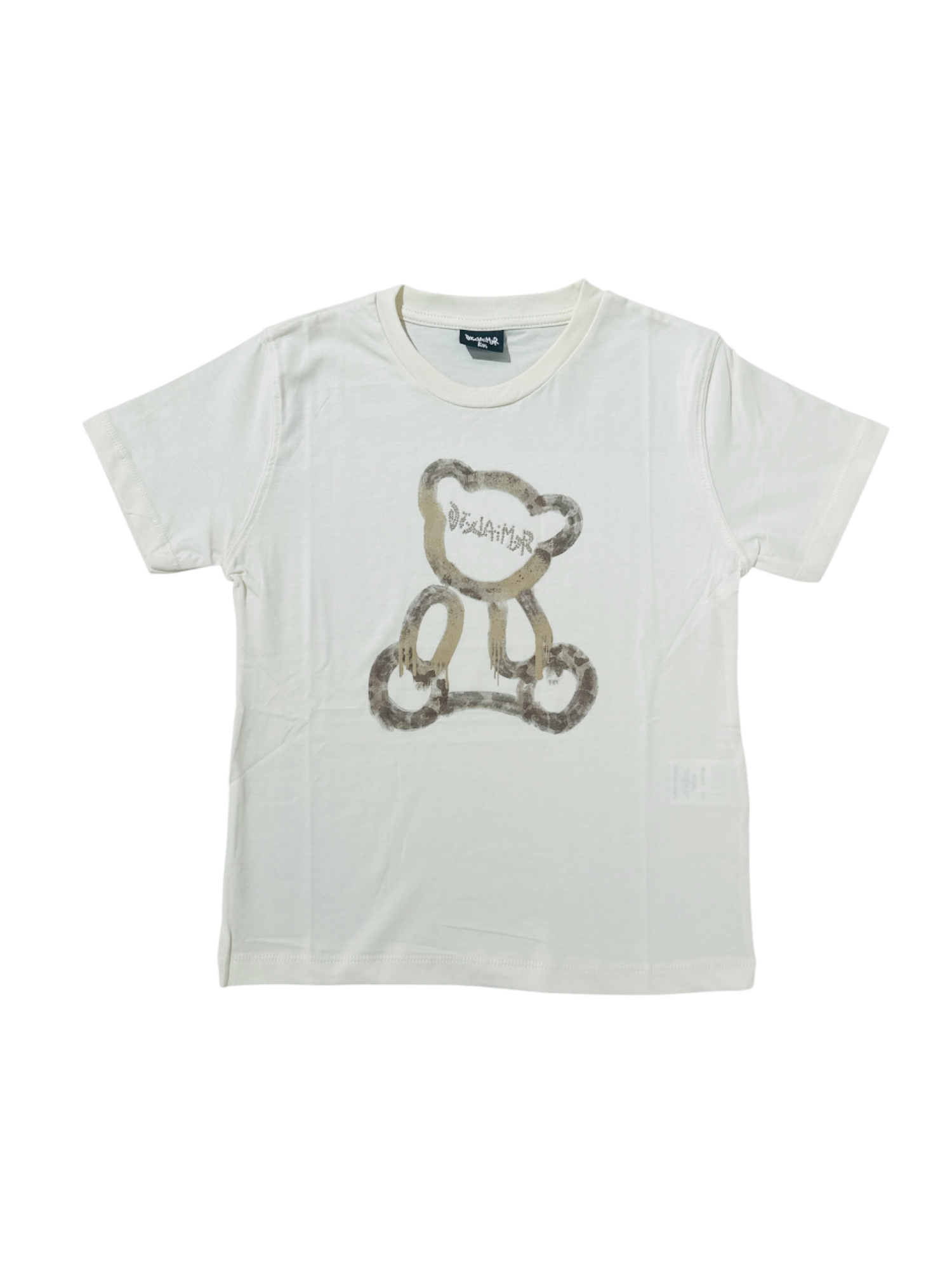 Disclaimer T-shirt manica corta bambina color latte 58748 LATTE DISCLAIMER 