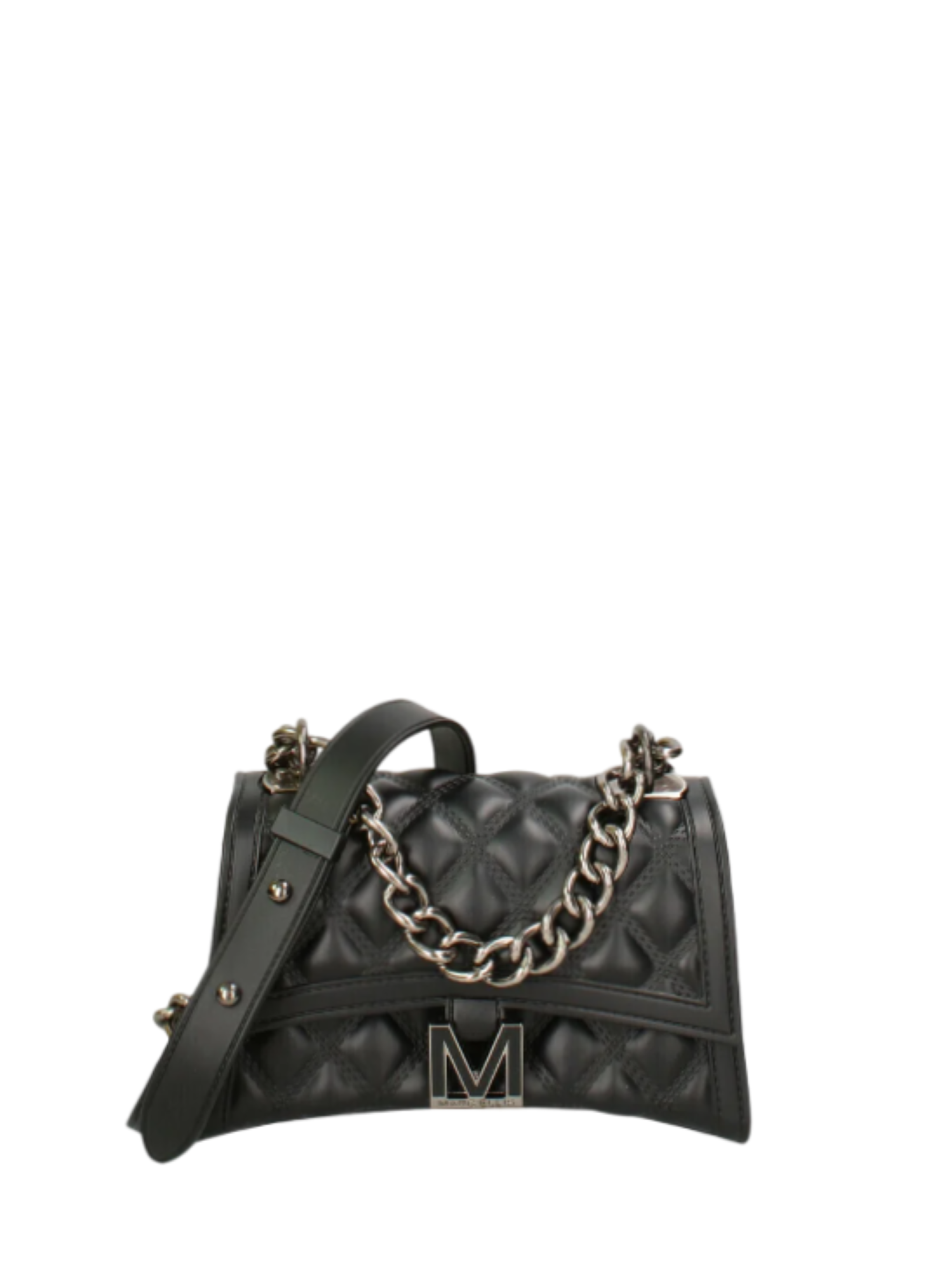 MARC ELLIS FLAT RHOMBUS S 25BLACK-SATIN SILVER