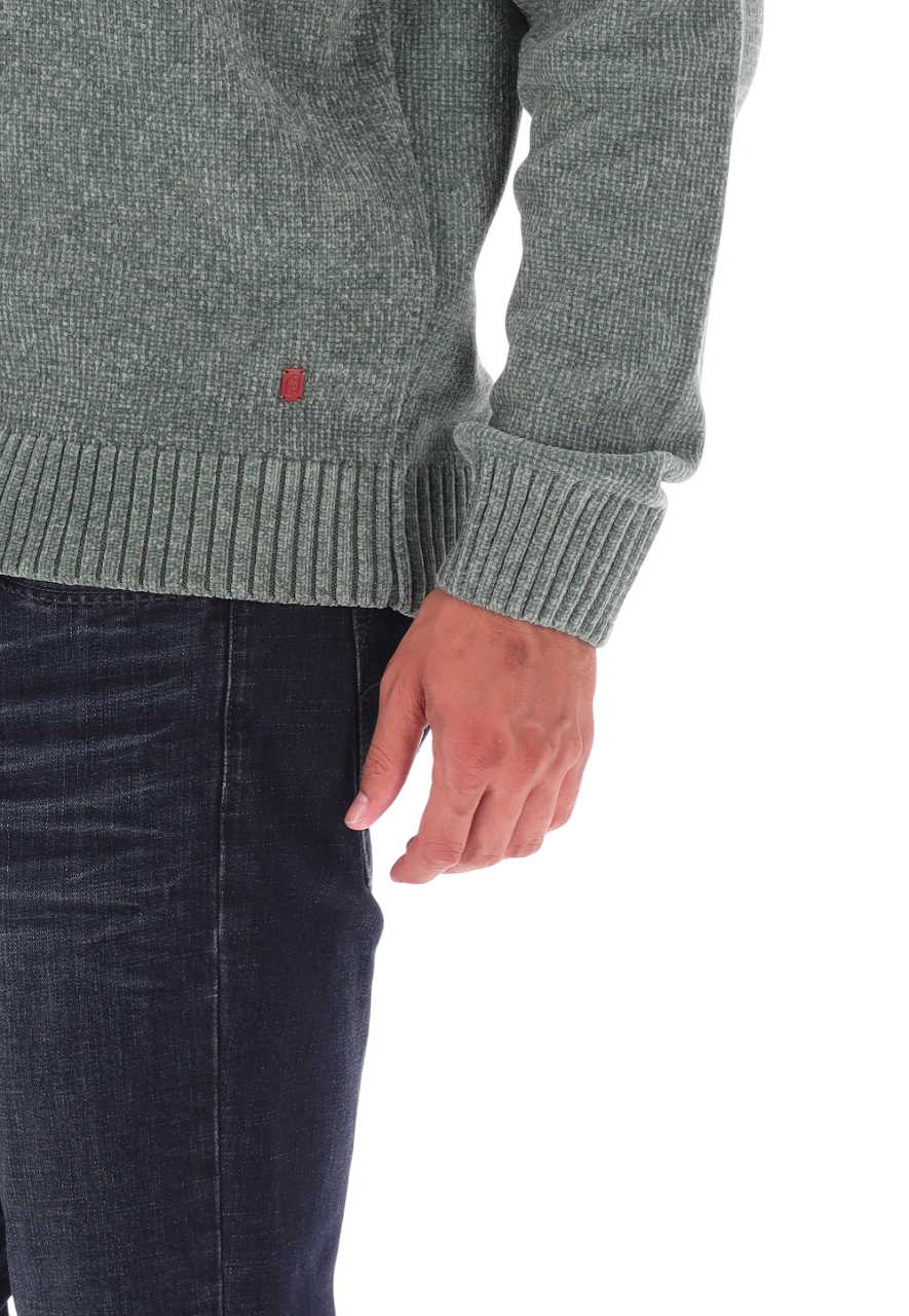 Liu Jo maglia uomo in ciniglia verde QF5079MA29P 76009 LIU JO 