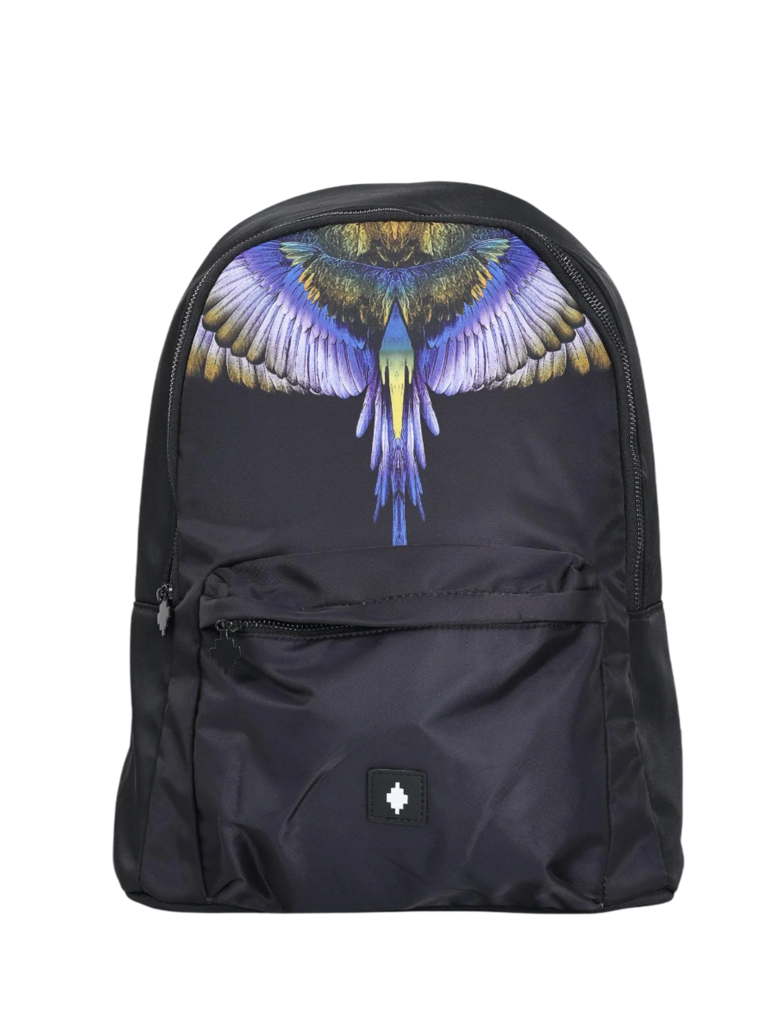 County of Milan zaino in nylon con stampa iconica nero COMAF250109 NERO-BLUE WINGS COUNTY OF MILAN 
