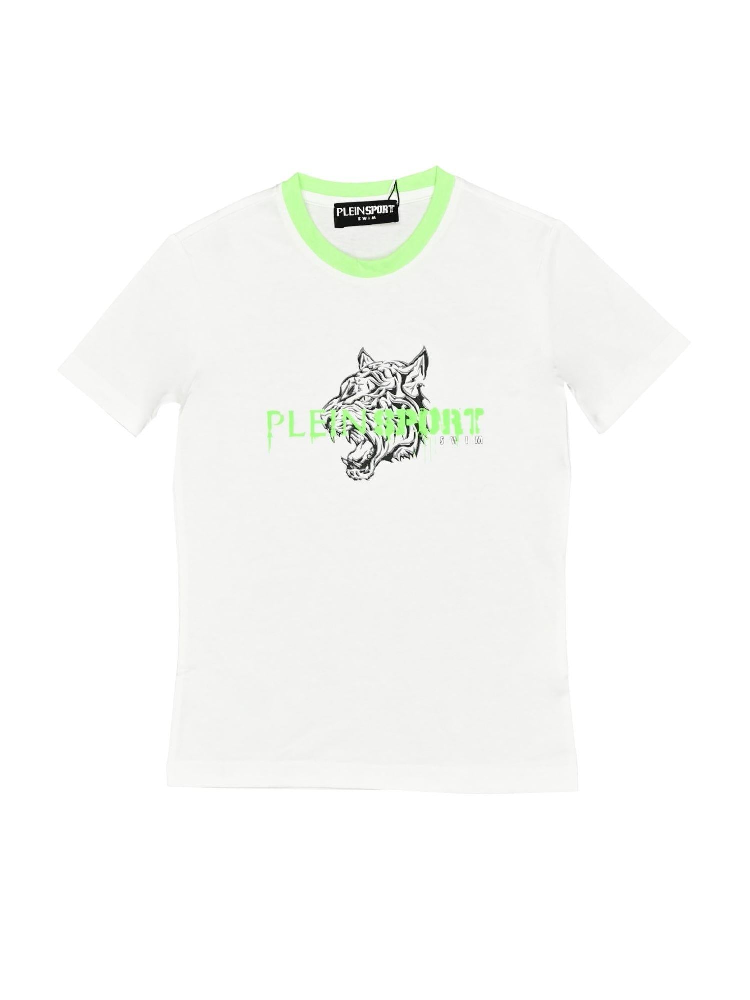 Philipp Plein Sport T-shirt maniche corte con logo bianco PS25KBTS02 01 PHILIPP PLEIN SPORT 