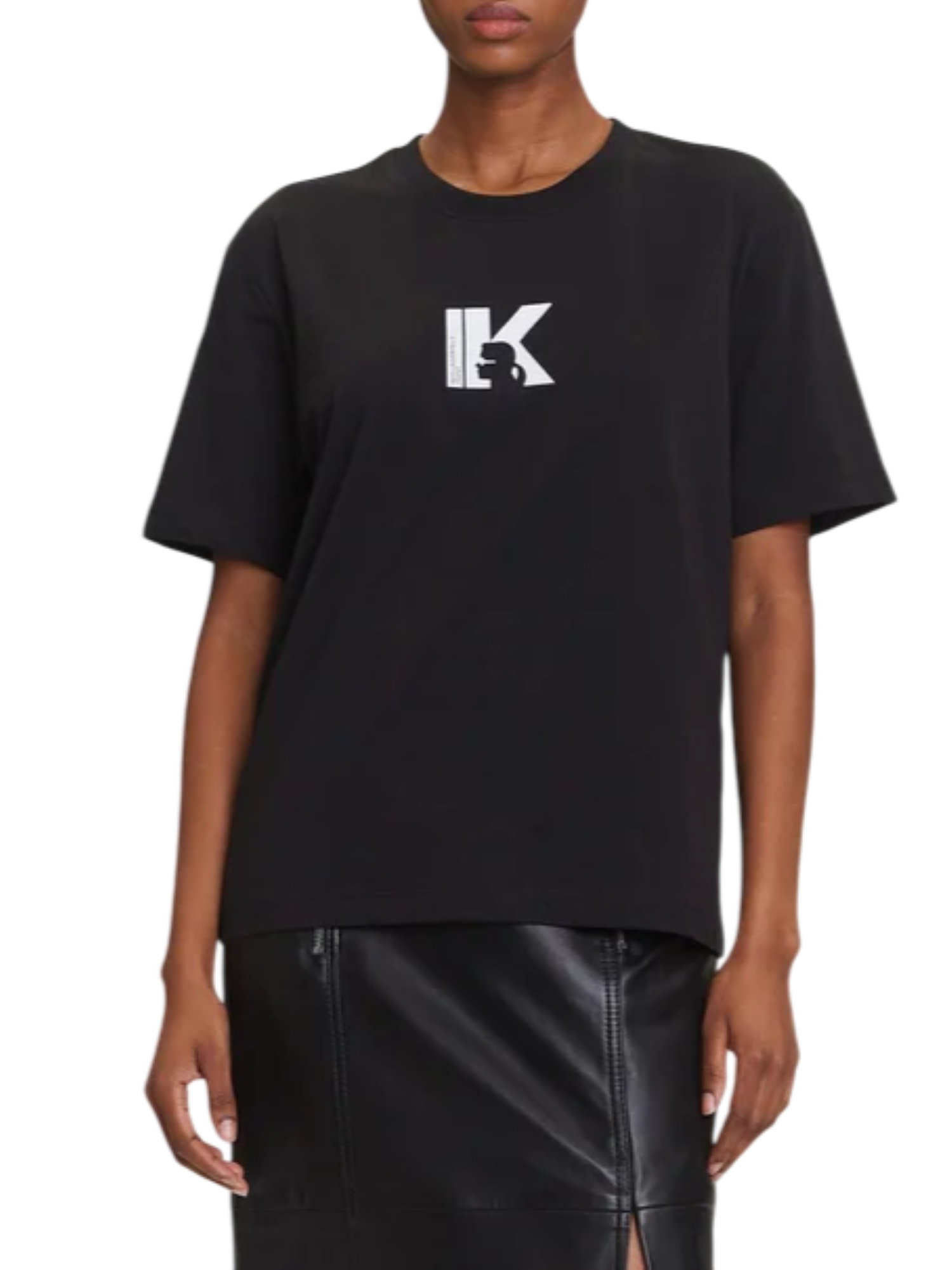 Karl Lagerfeld Jeans T-shirt manica corta con logo nero A3W17094 999 KARL LAGERFELD 
