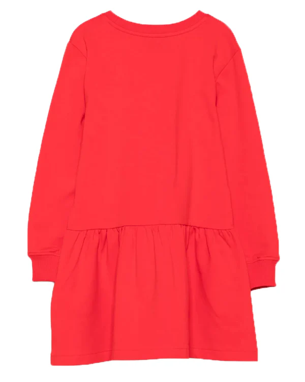 Moschino abito bambina in felpa rosso HDV0H7-LDA16 50109 MOSCHINO 