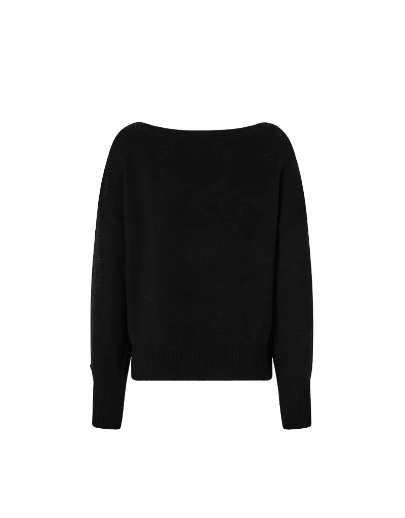 Pinko maglia in lana Orientale con scollo a barchetta nero 104310-A26I ZZ2 PINKO 