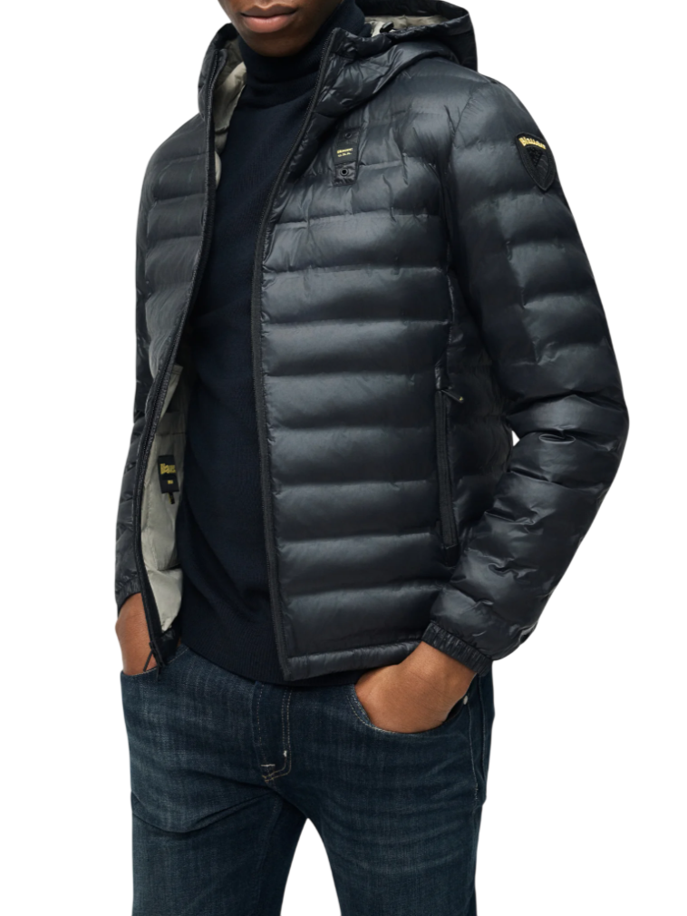 Blauer giubbino imbottitto uomo con cappuccio Charles nero 26SBLUC02179-007104 999RY BLAUER 