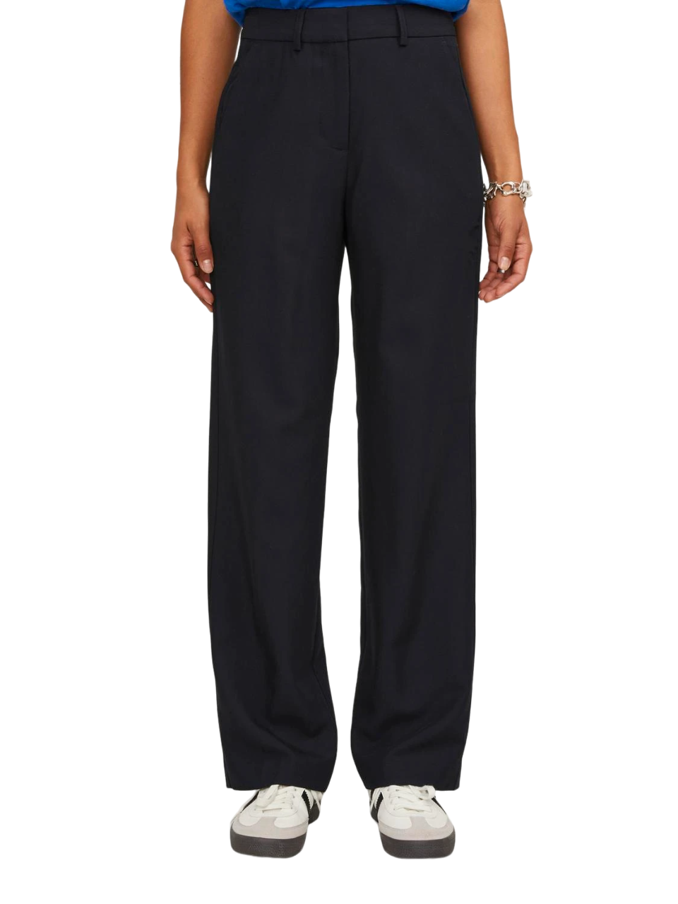 Jjxx pantaloni vita alta a gamba larga nero 12200674 BLACK JJXX 