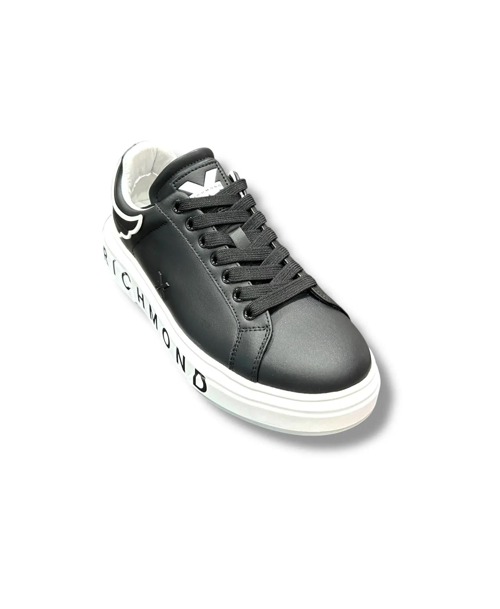 John Richmond sneakers uomo in pelle nero 29102-CP B John RICHMOND 