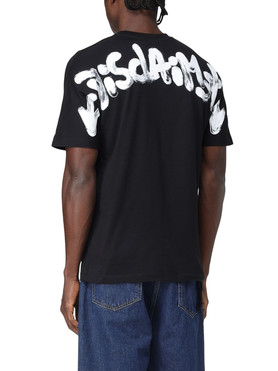 Disclaimer T-shirt uomo manica corta nero 55117 NERO-ST.BIANCA DISCLAIMER 