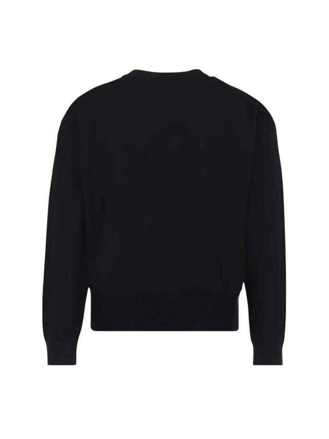 John Richmond maglia Guirty con logo nero RBA25011MA BLACK John RICHMOND 