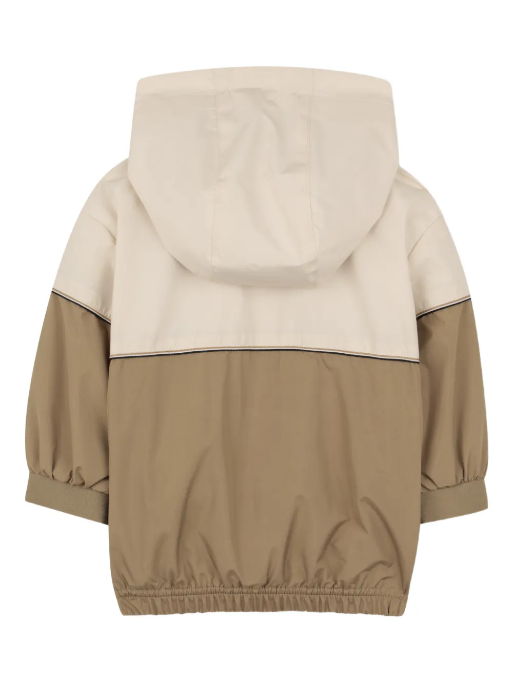 Boss giubbino leggero neonato con cappuccio beige panna J52860 BEIGE SCURO BOSS 