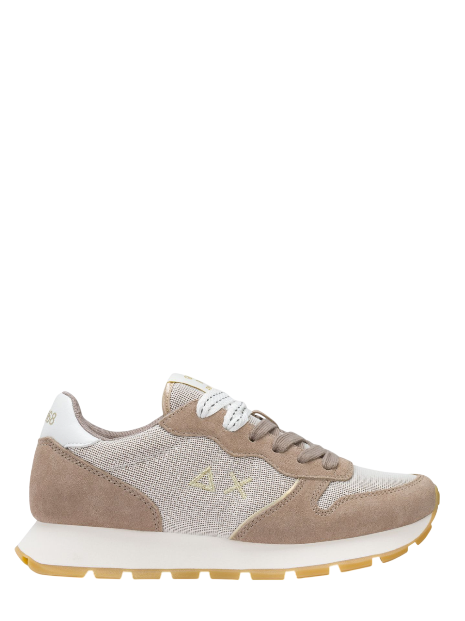 Sun68 sneakers donna Ally Glitter Textile tortora Z36203 STONE SUN68 