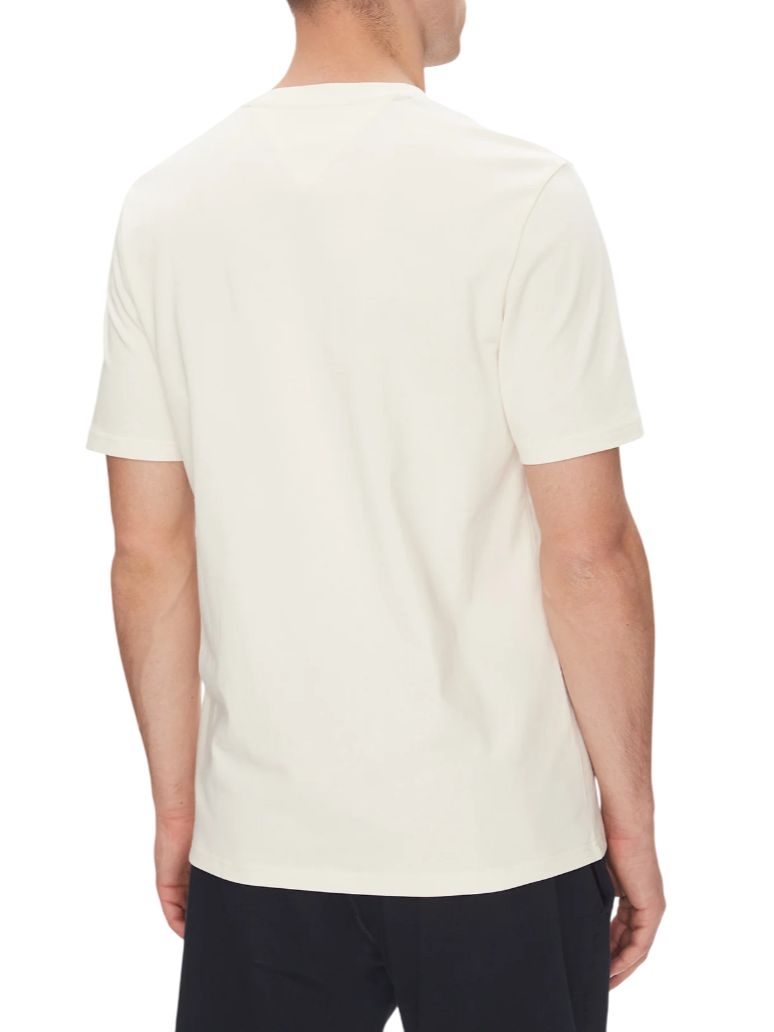 Tommy Hilfiger T-shirt manica corta con logo beige chiaro MW0MW39843 Z00 Tommy Hilfiger 