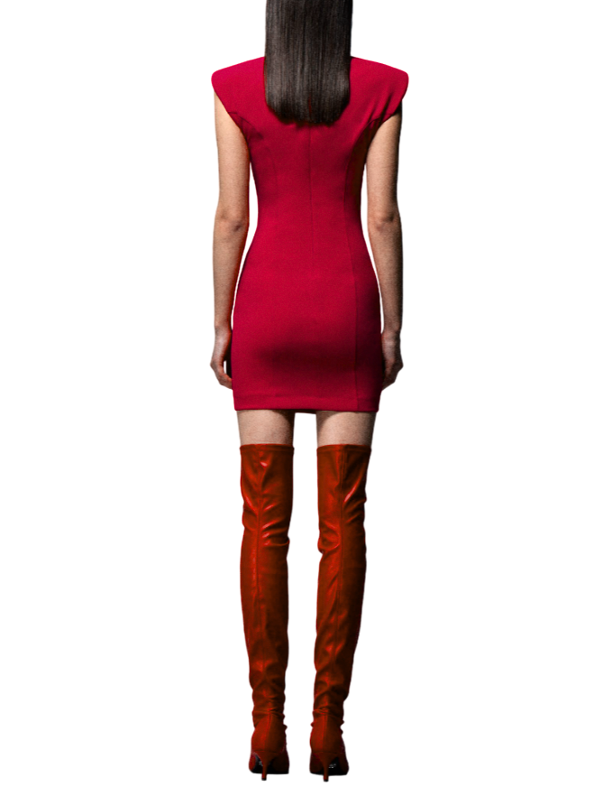 Aniye By abito corto Ivy con cut out rosso 181298 02387 ANIYE BY 