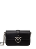 Pinko borsa Love One Slouchy Baby in pelle nero