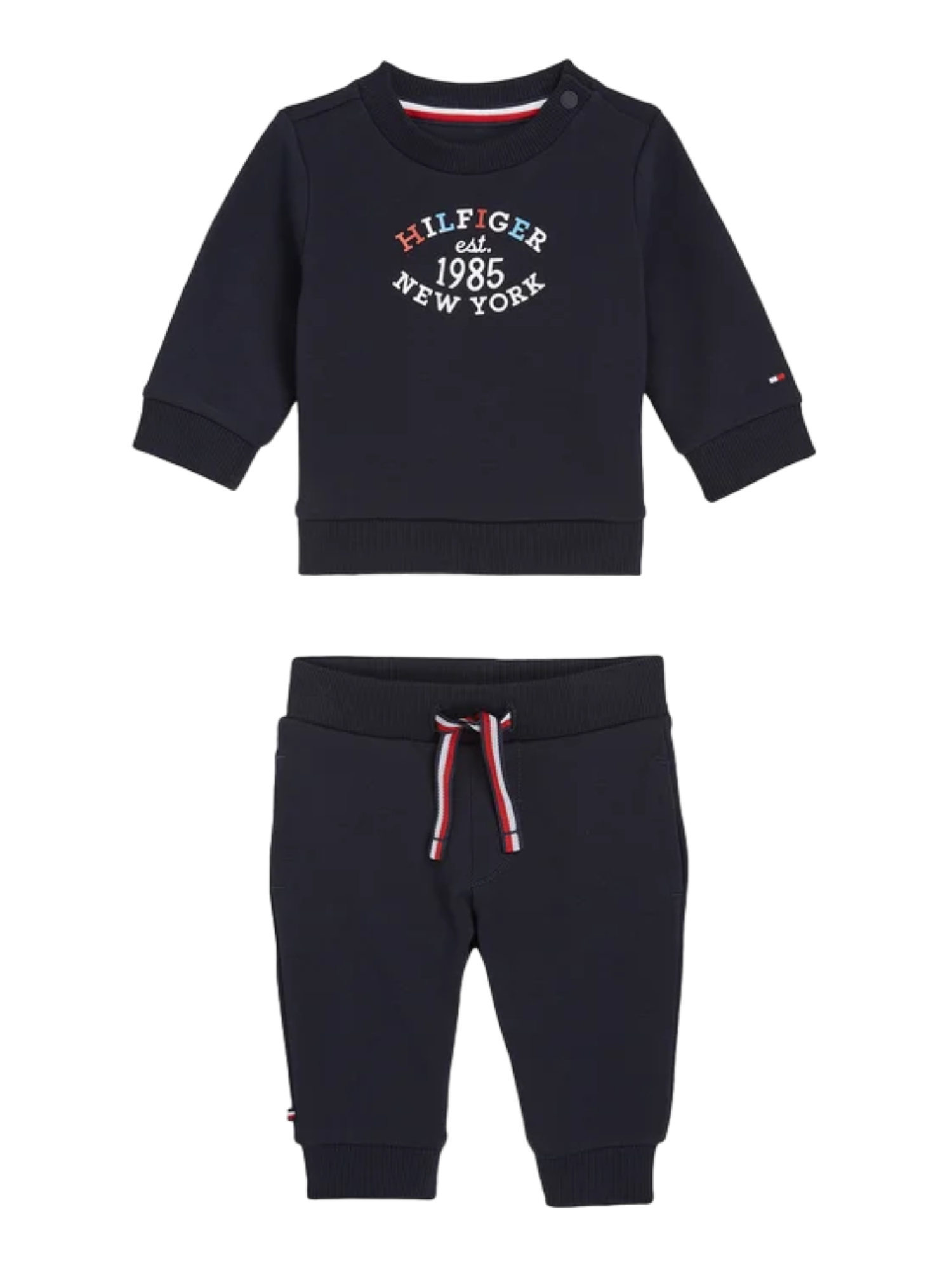 Tommy Hilfiger completo felpa e pantaloni blu