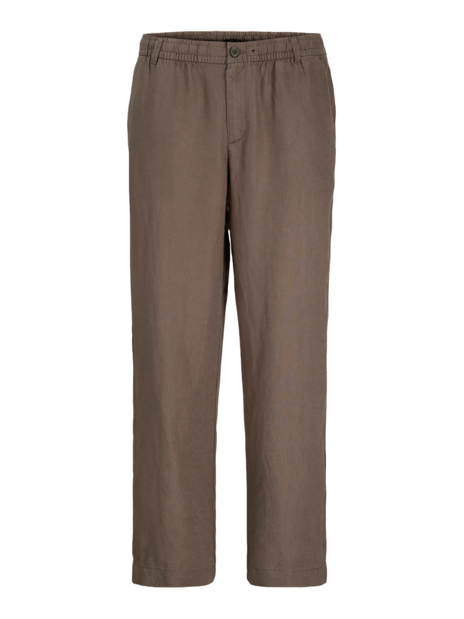 Jack&Jones pantaloni uomo in lino Loose fit tortora 12253120 MOREL JACK&JONES 