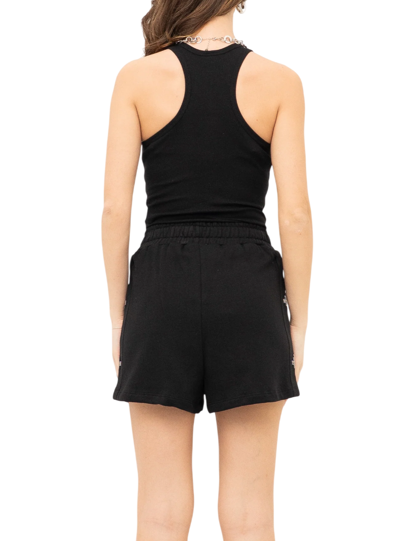 County of Milan body donna con logo iconico gioiello nero CM30143 NERO COUNTY OF MILAN 