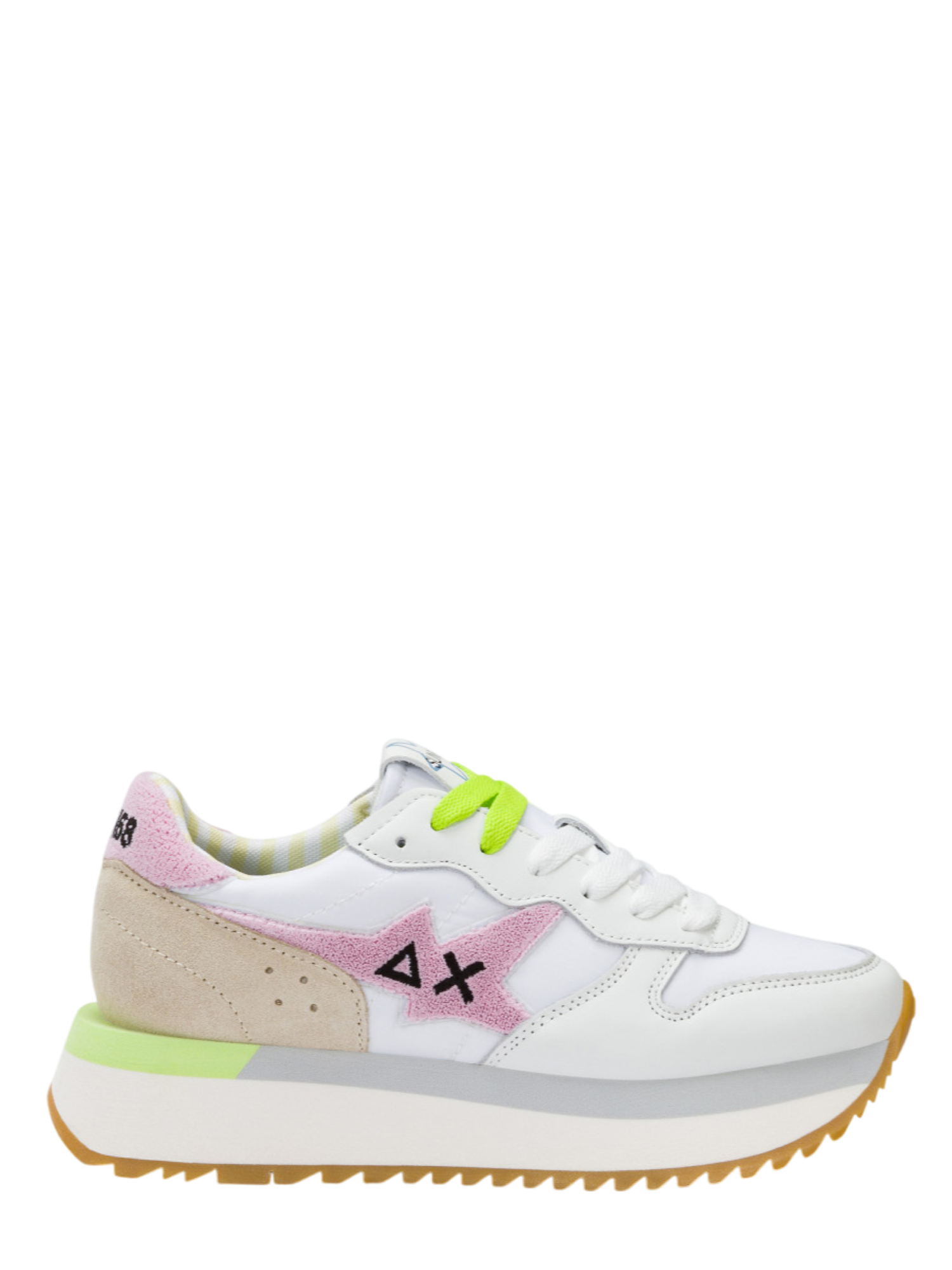SUN68 Z35215BIANCO-ROSA