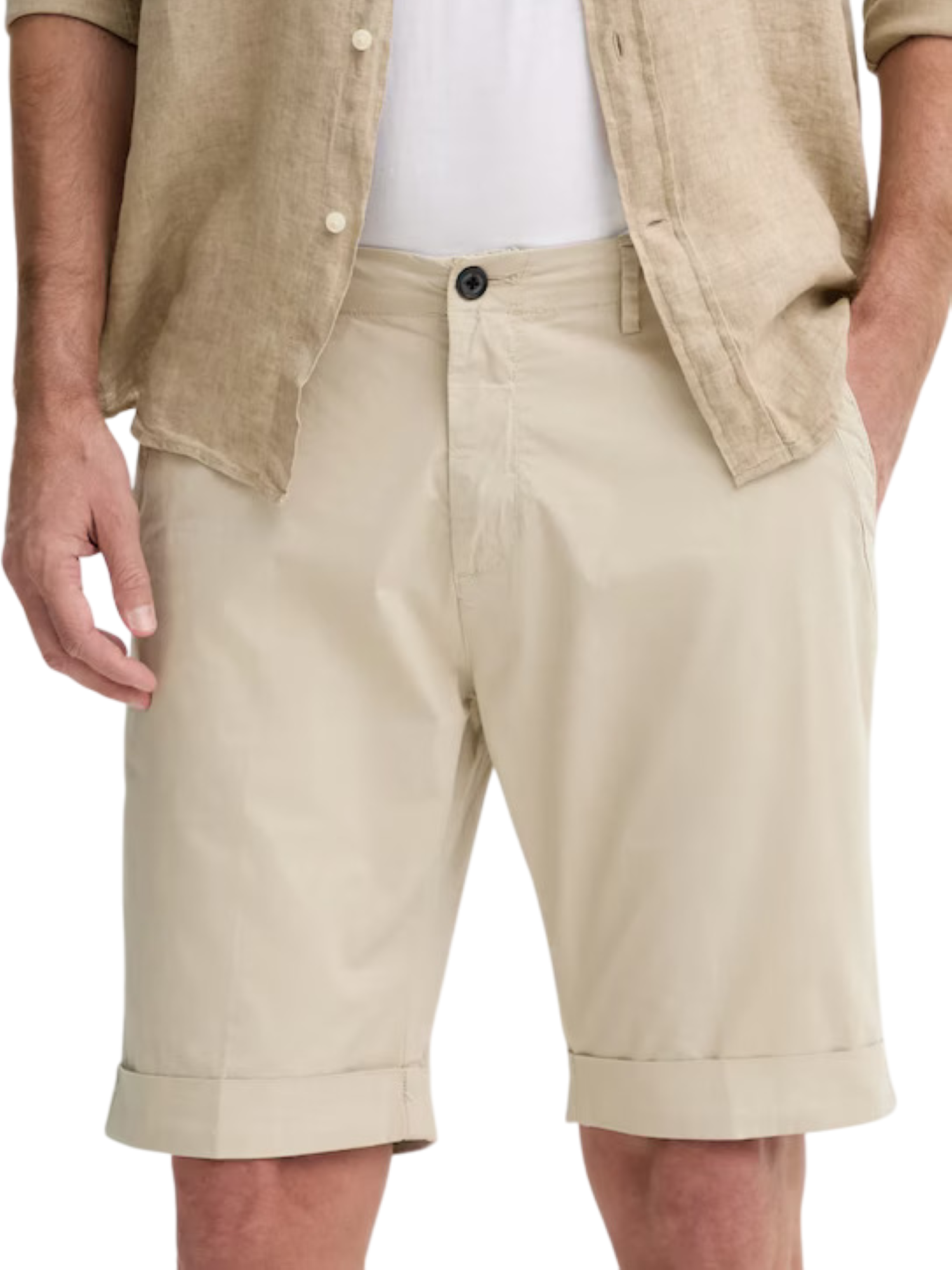 Liu Jo bermuda in tela di cotone beige QA5237T4310 46305 LIU JO 