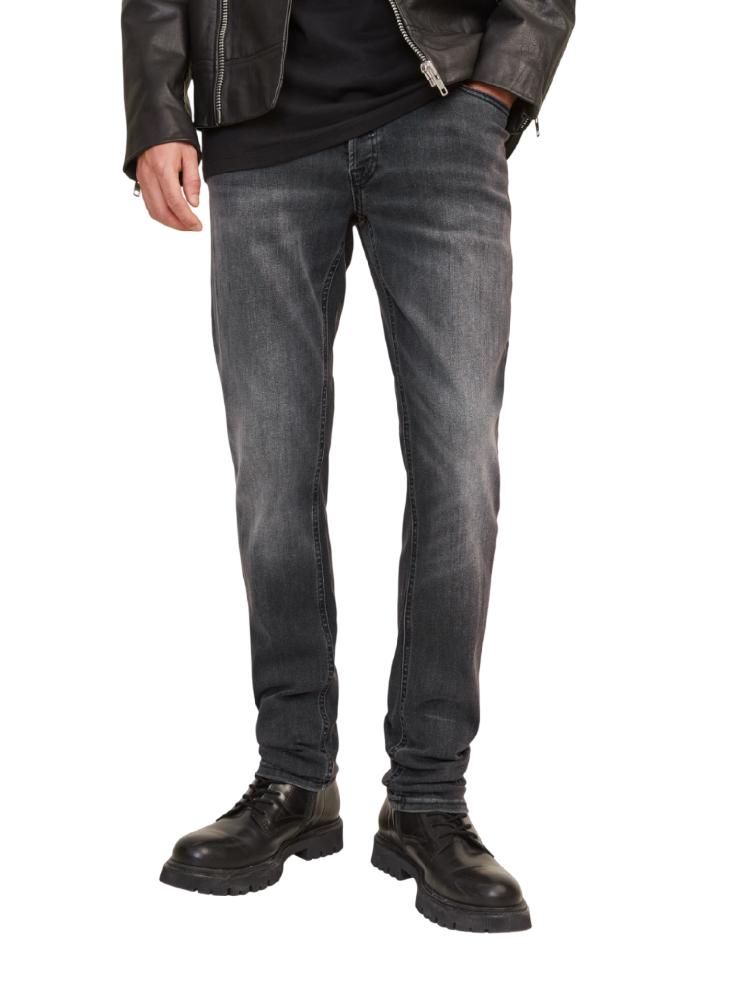 Jack&Jones jeans uomo slim Glenn lavaggio blu 12159030 CB817 JACK&JONES 