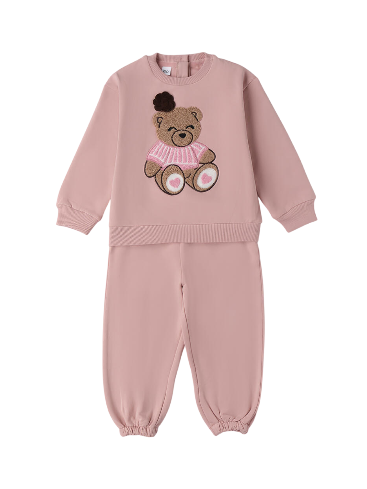 iDo tuta sportiva bambina con orsetto rosa 4F345 2921 iDO 