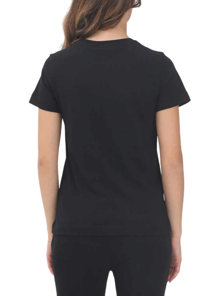 Pinko T-shirt manica corta Bussolotto con logo nero 100355-A2RD Z99 PINKO 