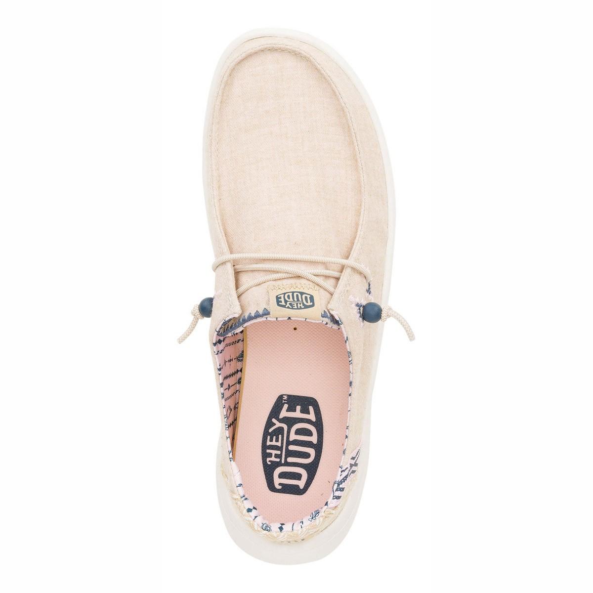 Hey Dude sneakers donna Wendy Peak Chambray Woven ecrù 41946 265 HEY DUDE 