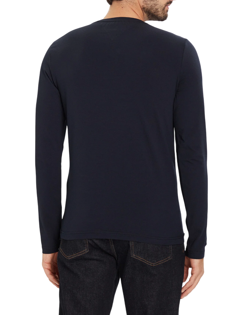 Tommy Hilfiger T-shirt manica lunga slim fit blu MW0MW10804 DW5 Tommy Hilfiger 