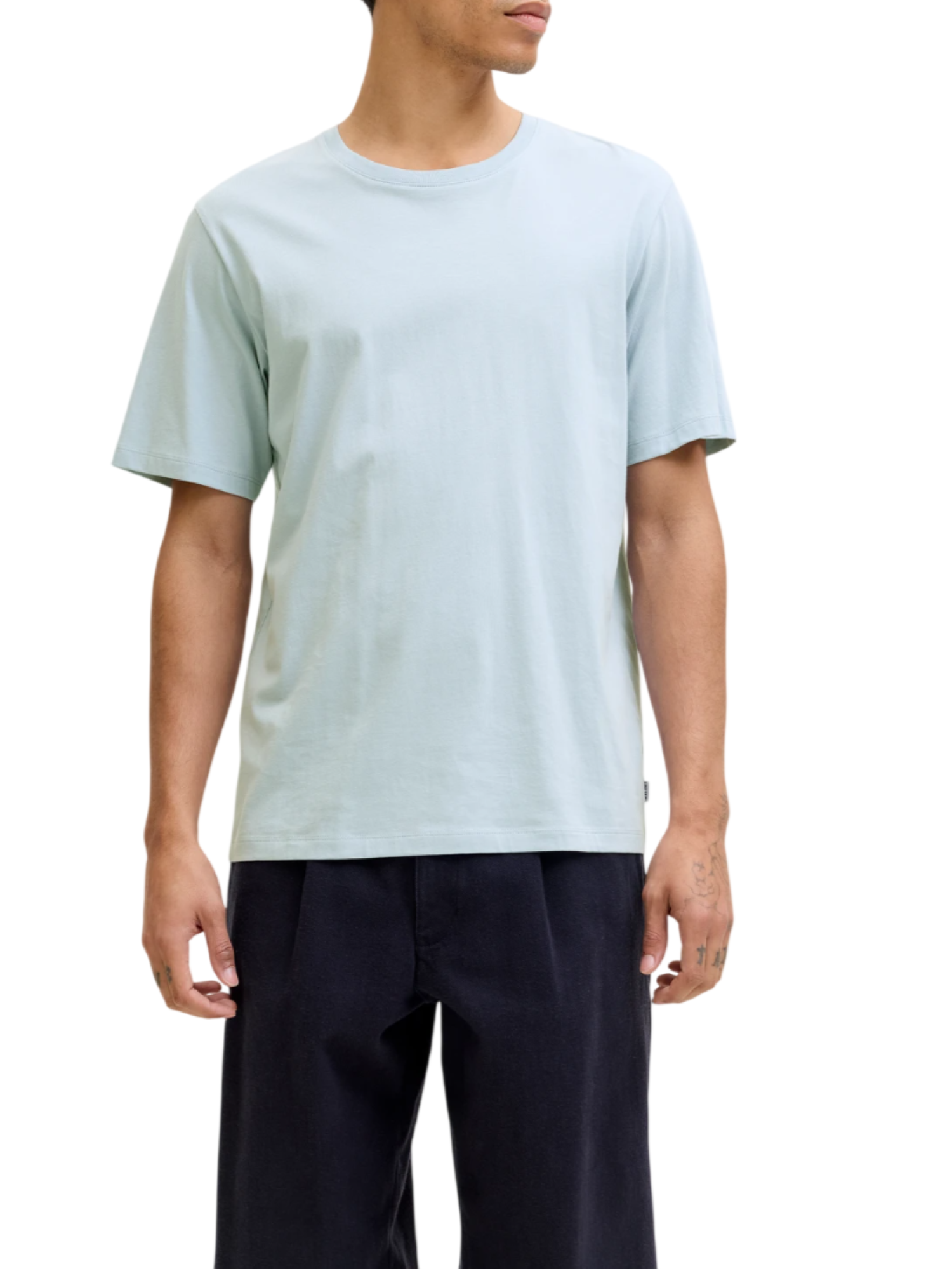 Jack&Jones T-shirt uomo manica corta celeste 12156101 CELESTIAL BLUE JACK&JONES 