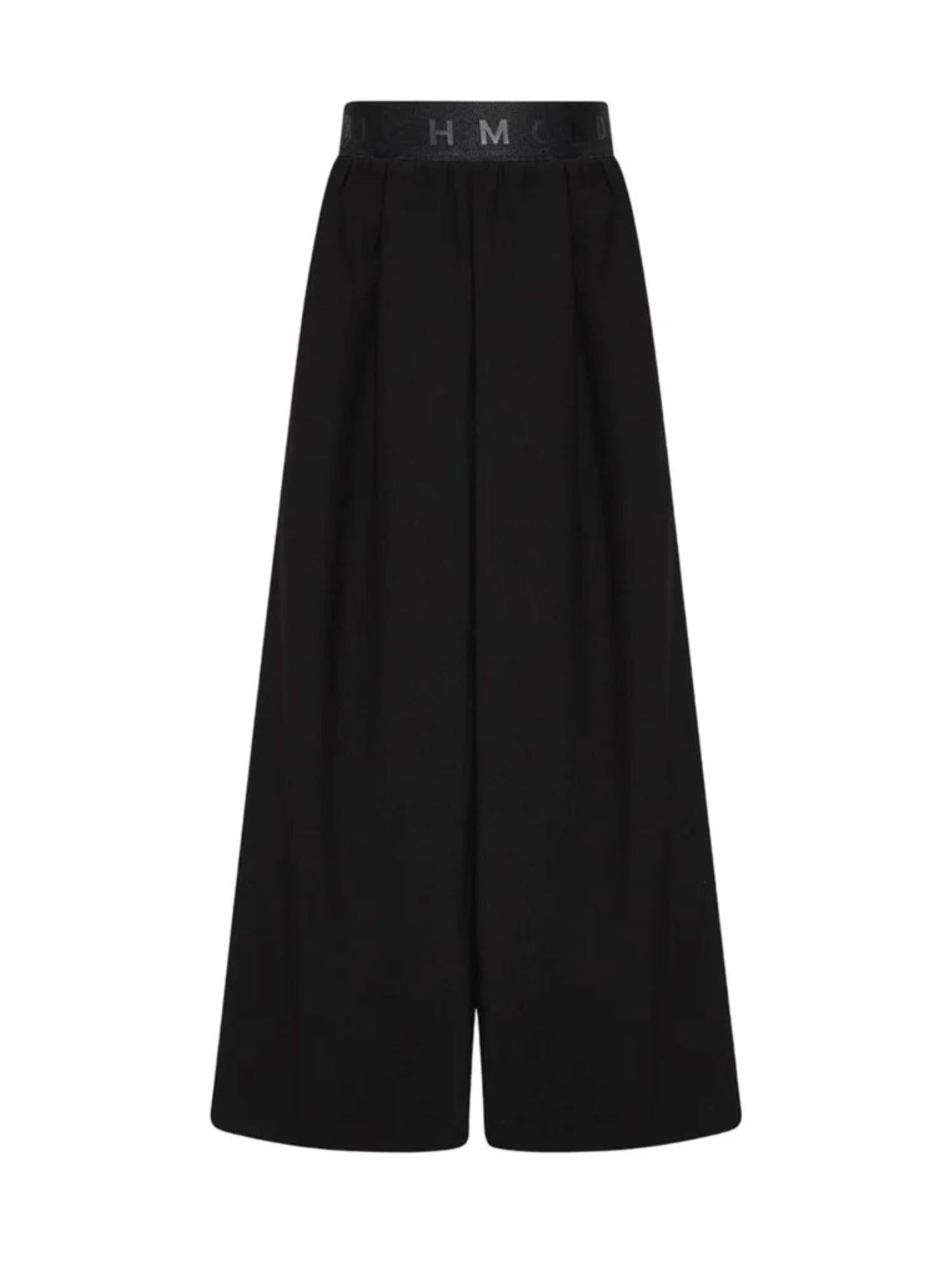 John Richmond pantaloni gamba larga bambina con pinces nero RGP26066PA BLACK John RICHMOND 