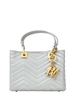 Marc Ellis borsa Flat Krissy S in gomma trapuntata grigio
