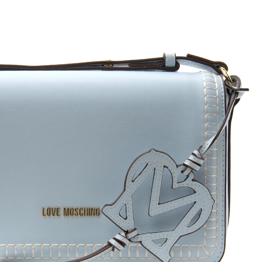 Love Moschino borsa a spalla in ecopelle celeste JC4090PP1O-LI0 701 MOSCHINO LOVE 