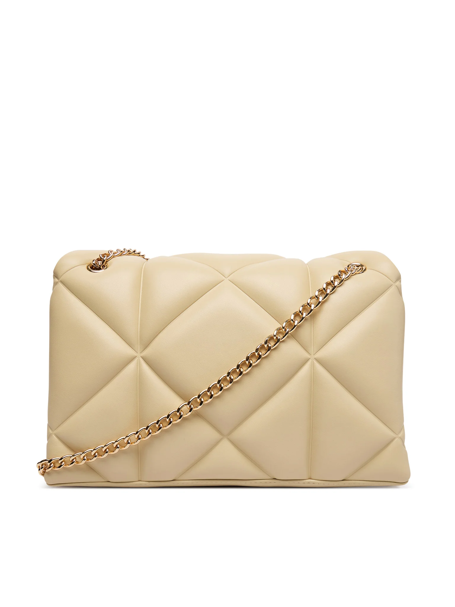 Love Moschino borsa a spalla in ecopelle trapuntata beige chiaro JC4041PP1O-LC0 129 MOSCHINO LOVE 