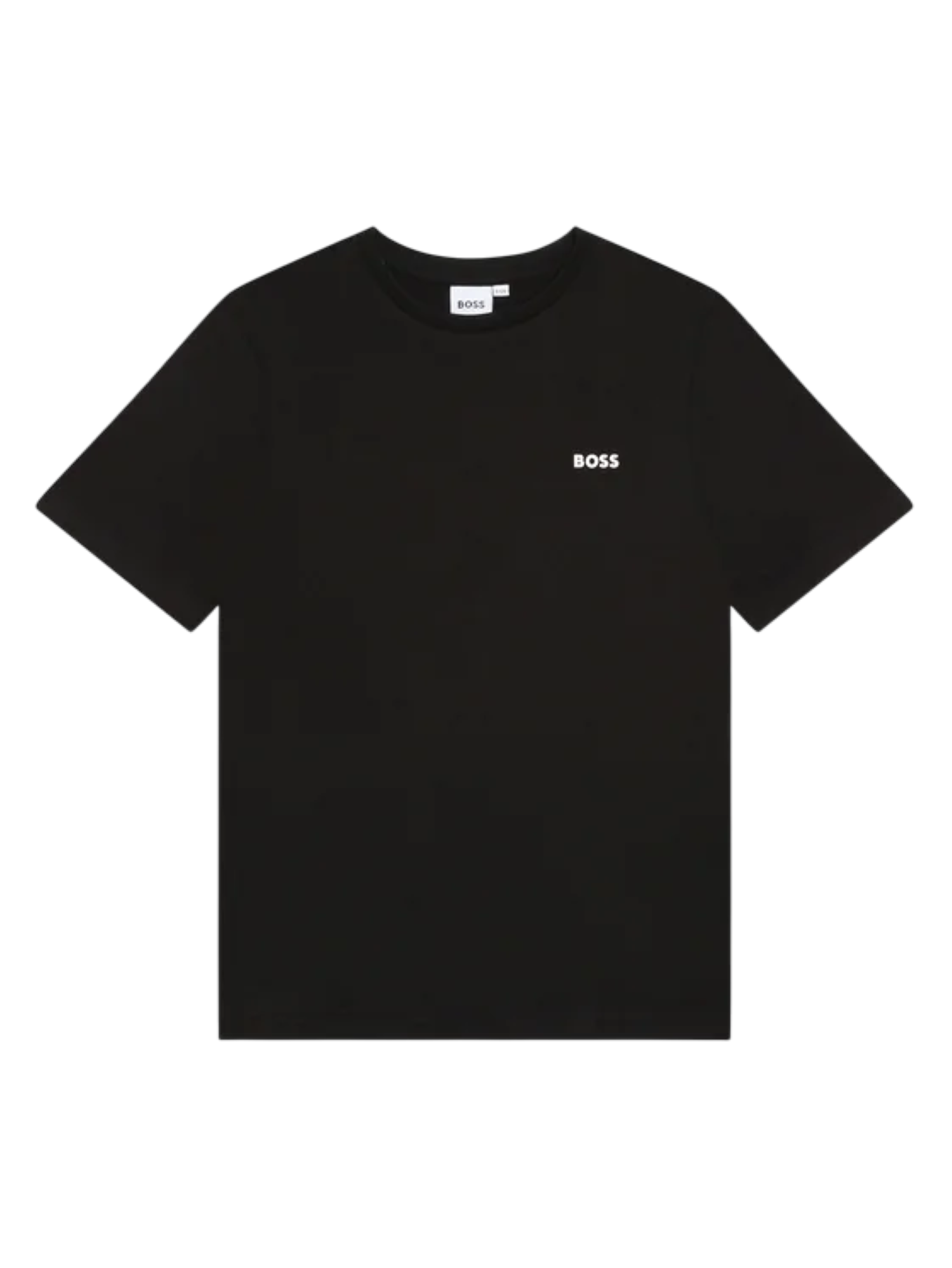 Boss T-shirt maniche corte in jersey con logo nero J25P23 NERO BOSS 