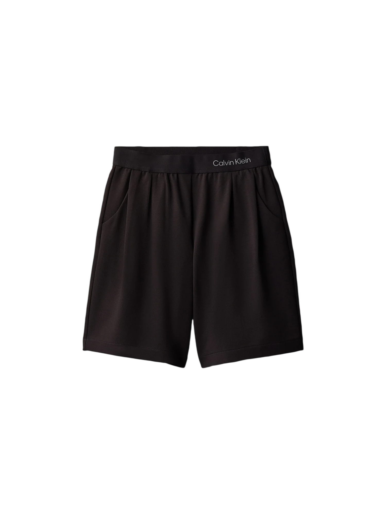 Calvin Klein Jeans bermuda bambina Punto Milano nero LVCKSJC21G BEH Calvin Klein Jeans 