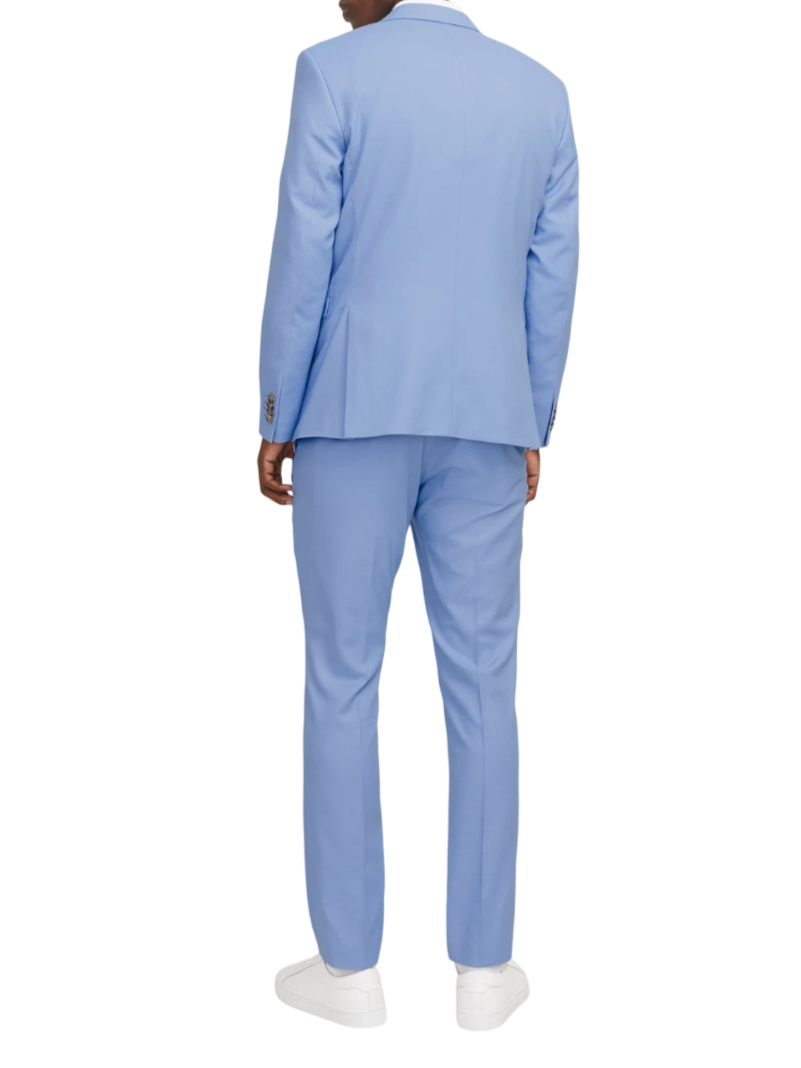 Jack&Jones giacca blazer Solaris super slim azzurro 12141107 CHAMBRAY BLUE JACK&JONES 
