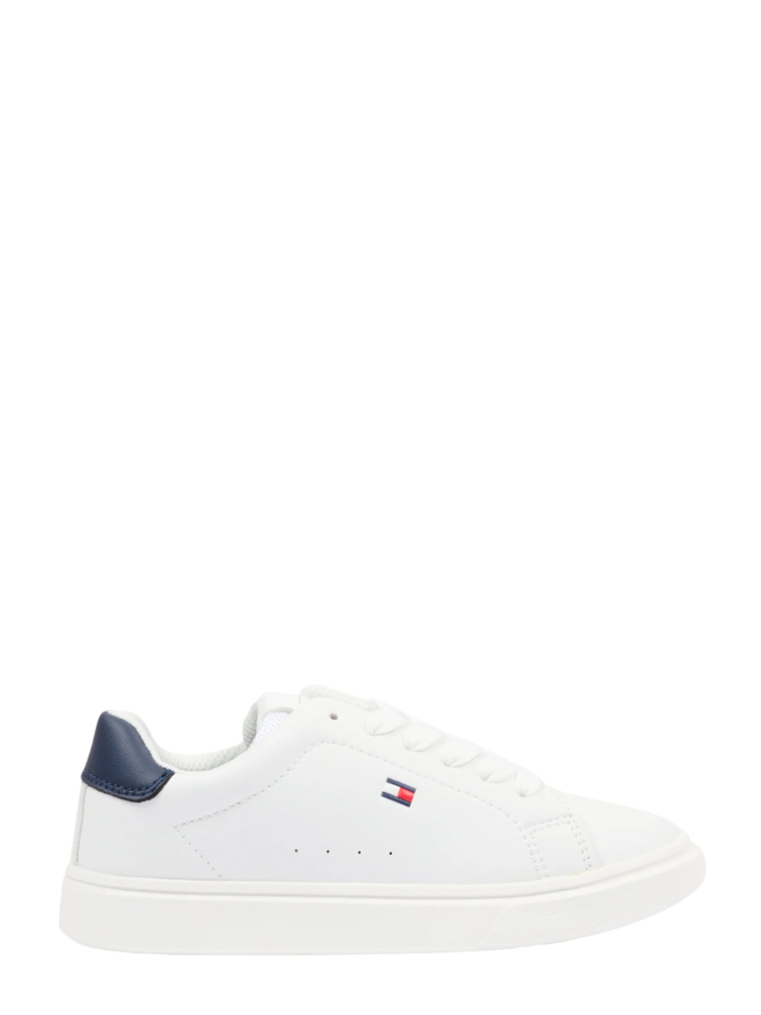 Tommy Hilfiger sneakers bambino in ecopelle bianco T3X9-34350-1355 X336 Tommy Hilfiger 
