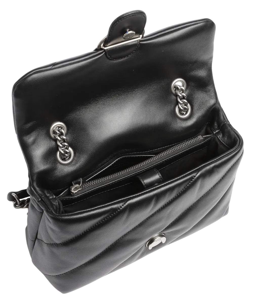 Pinko borsa Love Bag Puff Classic in pelle trapuntata nero argento 100038-A0F2 Z99O PINKO 